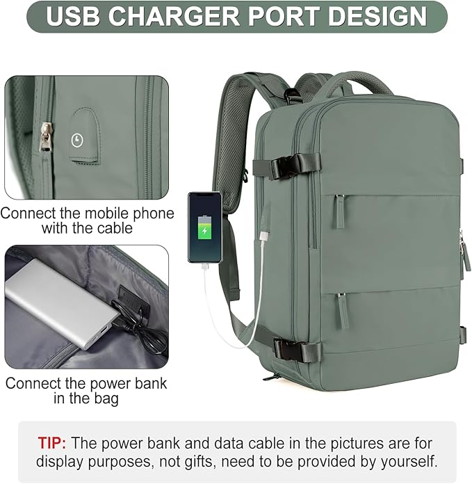 Travel Backpack For Women Men Airline Approved Carry On Backpack Flight Approved Waterproof Sports Luggage Backpack Casual Daypack Small Hiking Backpacks