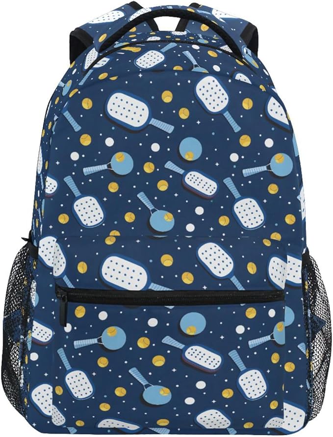 Pickleball Backpack for School Student Laptop Travel School Bag for Boys Girls Daypack
