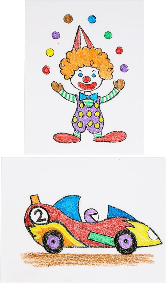 Colorations Large Crayons - 8 Colors, Set of 400 (Item # CLBIGS)