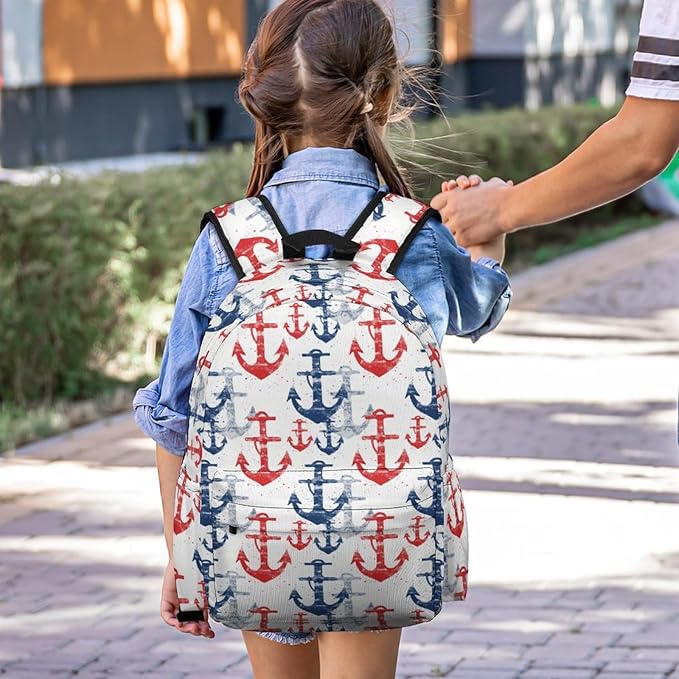 17 Inch Laptop Backpack Ocean Marine Elements Teen Girls Boys School Backpack Bags Travel Bookbag Back Pack Outdoor Daypack for Women Men