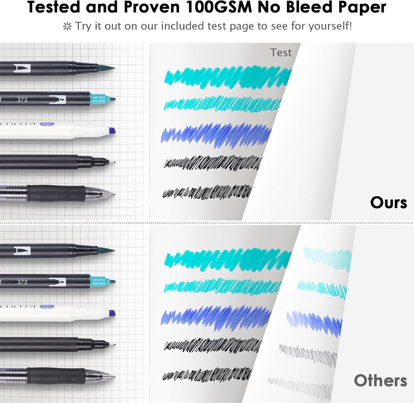 5 Pack Graph Paper Notebook, 312 Numbered Pages Graph Notebook Bulk, 100gsm No Bleed Grid Paper Notebooks for Work, Hardcover Leather Journal, Squared Grid Notebook for Graphing Notes Math, Multicolor