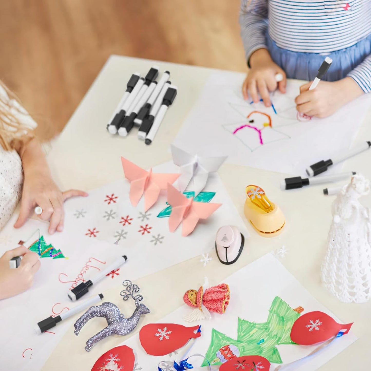 200 Pcs Black Magnetic Dry Erase Markers with Eraser Cap, White Board Mini Dry erase Markers Bulk, Fine Point Tip Student White Board Markers for Teachers Office School Supplies