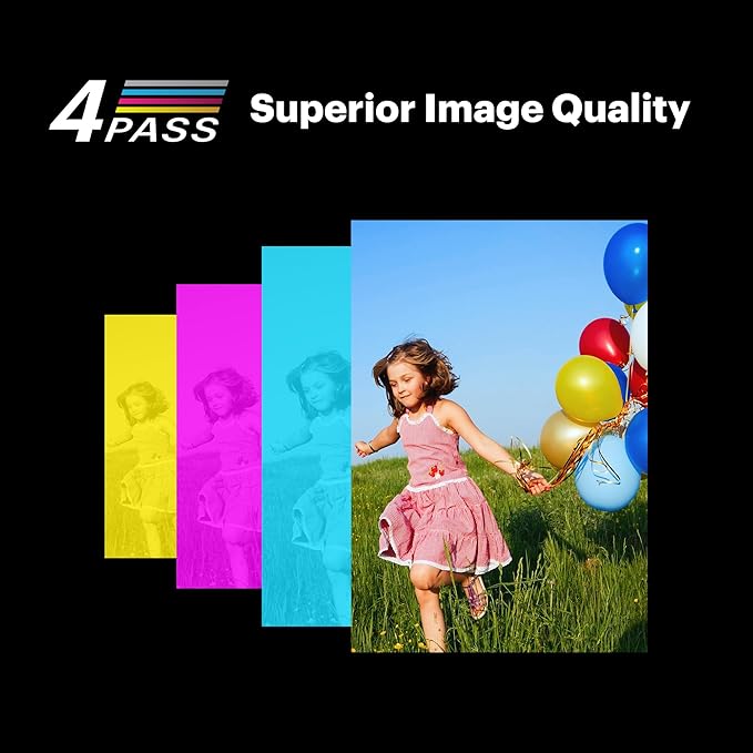 KODAK Mini 2 Retro 4PASS Portable Photo Printer (2.1x3.4 inches) Initial 8 Sheets + 30 Sheets Bundle, Black