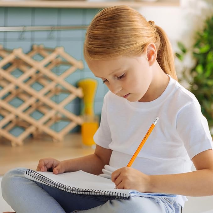 320 Pcs Wood-Cased #2 HB Pencils, Yellow, Pre-sharpened, Bulk Pack