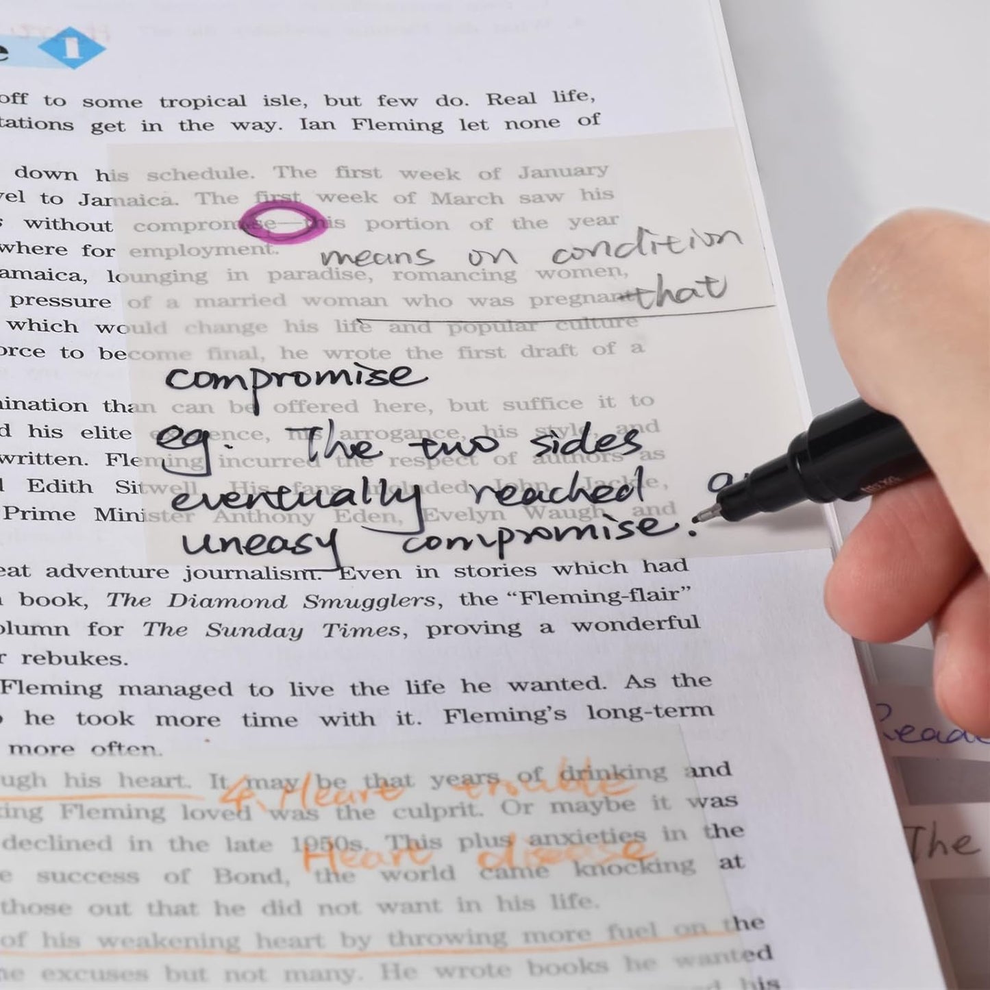 BAYTORY 1700 Sheets Transparent Sticky Notes, Clear Waterproof 3 x 3 inch See Through Memo Pad, Self-Adhesive Translucent Writable Index Tabs for Annotating Books, Study Supplies