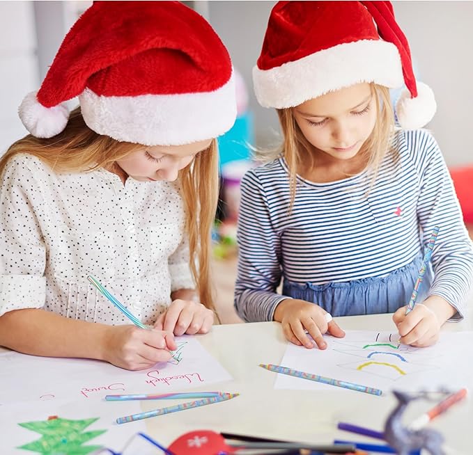 ECOTREE Stocking Stuffers, Colored Pencils for Kids, Rainbow Colored Pencils for Coloring Books, Kids Drawing Art Supplies, School Supplies, 12 Pack