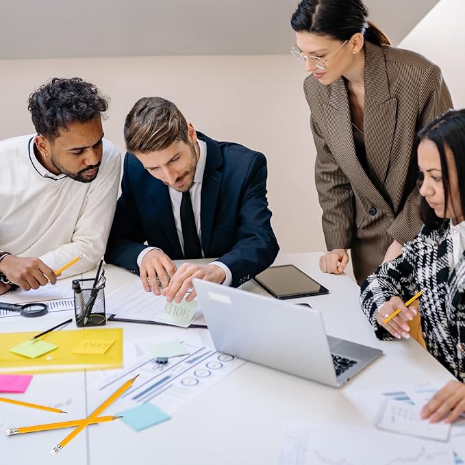 Pencils Pre-Sharpened #2 Pencil with Erasers, Yellow,7.5in 504 Pack
