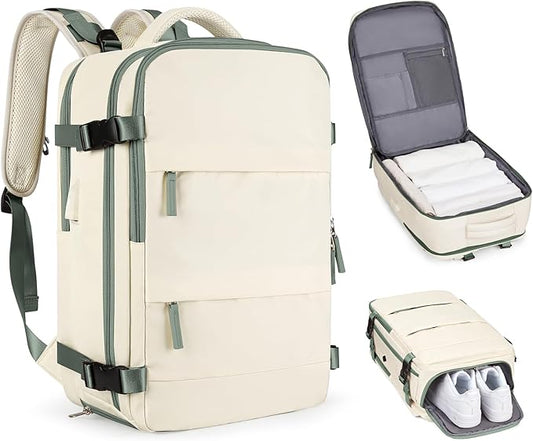 Large Travel Backpack For Women Men Airline Approved Carry On Backpack Flight Approved Waterproof Sports Luggage Backpack Casual Daypack Hiking Backpack