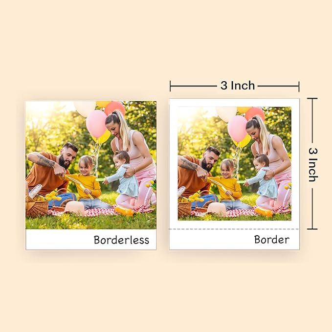 KODAK Mini 3 ERA 4PASS Portable Photo Printer (Black, Printer + Initial 8 Sheets + 60 Sheets)