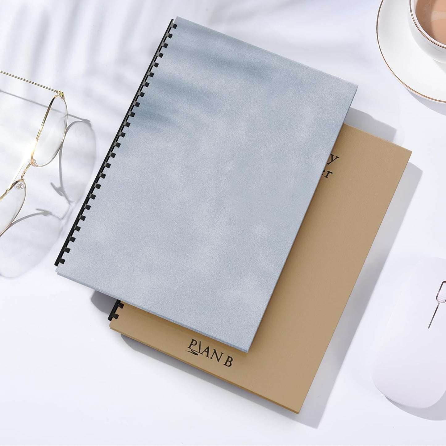 MAKEASY 100 Pack 19-Ring Comb Binding Spines for LTR, Plastic Binding Combs, 5/8Inch Diameter, 125 Sheet Capacity, Black Binding Combs