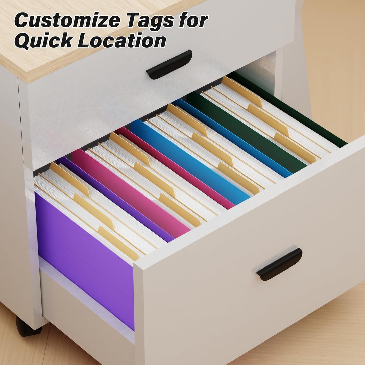 Ansook Plastic 3.5” Expandable File Jackets,6 Pack Large Capacity File Folders,Letter Size File Pockets,Heavy Duty Expanding File Jacket,Straight-Cut Tab for Manila Folder,Assorted Colors File Folders