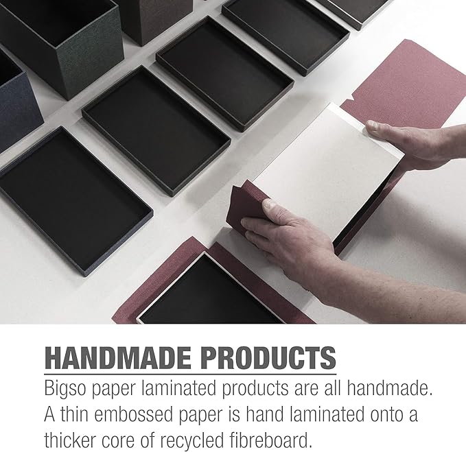 Bigso Elisa Desktop Organizer - Durable Office Desk Organizer with 7 Compartments for Office Supplies and Accessories - 13.1 in x 4.9 in x 4.9 in - White