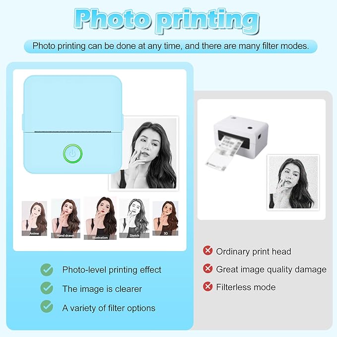 Print Pods Mini - Sticker Printer Portable Thermal Inkless Sticker Maker Machine Pocket Phone Instant Print for Study Graphics, Anatomical Diagrams, Photos
