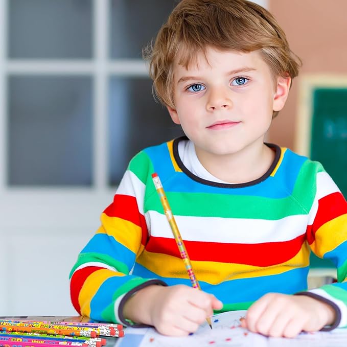 Cinrobiye 100 PCS Bible Pencils Bulk,Christian Gifts for Children Wood Pencils with Erasers Inspirational Religious Supplies for School Prizes Classroom Exchange Gift Party Favors,Stationary Gifts