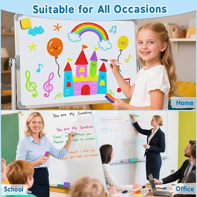 144 Count Dry Erase Markers Bulk, 12 Assorted Colors, Fine Tip Whiteboard Markers for Kids Teachers, Dry Erase Pens Bulk Pack for Classroom Home, Back to School Supplies