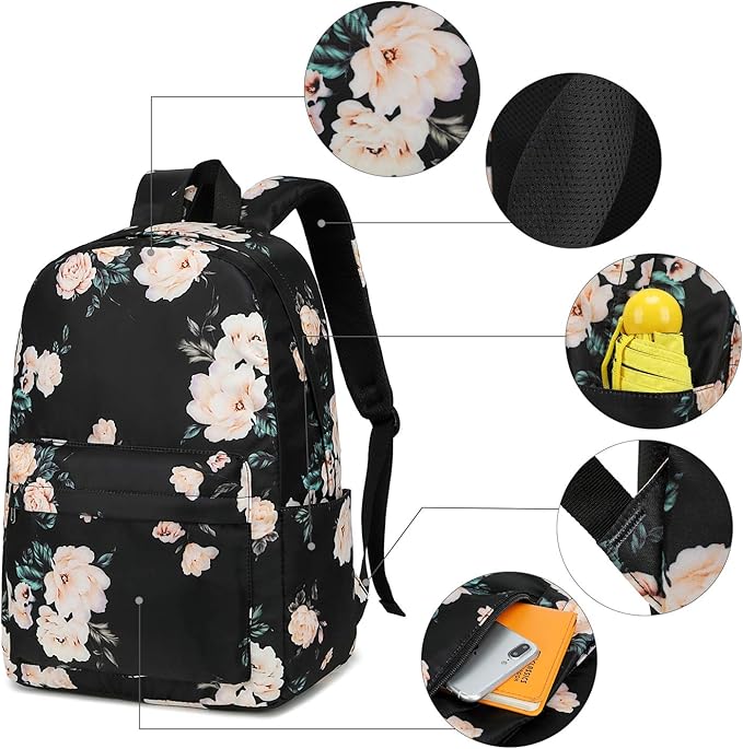 Bluboon Backpack for School Kids Backpack Teen Girls Bookbag Laptop Backpack Gifts for Women