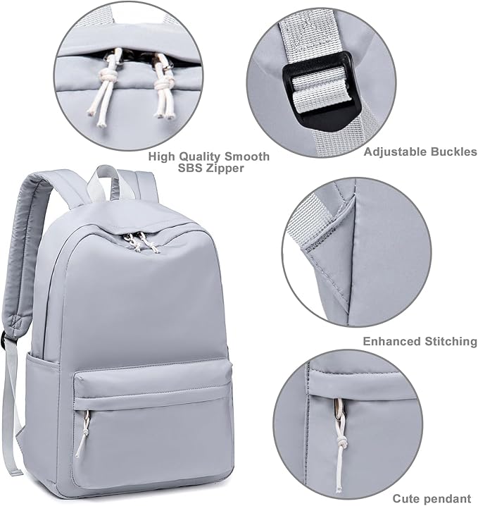 Bluboon School Backpack for Teen Girls Bookbags Elementary High School Corduroy Laptop Bags Women Travel Daypacks