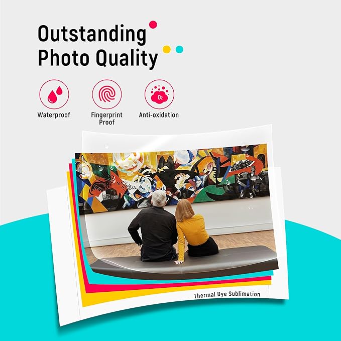 Liene PixCut S1 Photo Pro Pack - All-in-One Photo Sticker Printer and Cutter for High-Volume Printing, Professional-Grade Photos & Custom Stickers