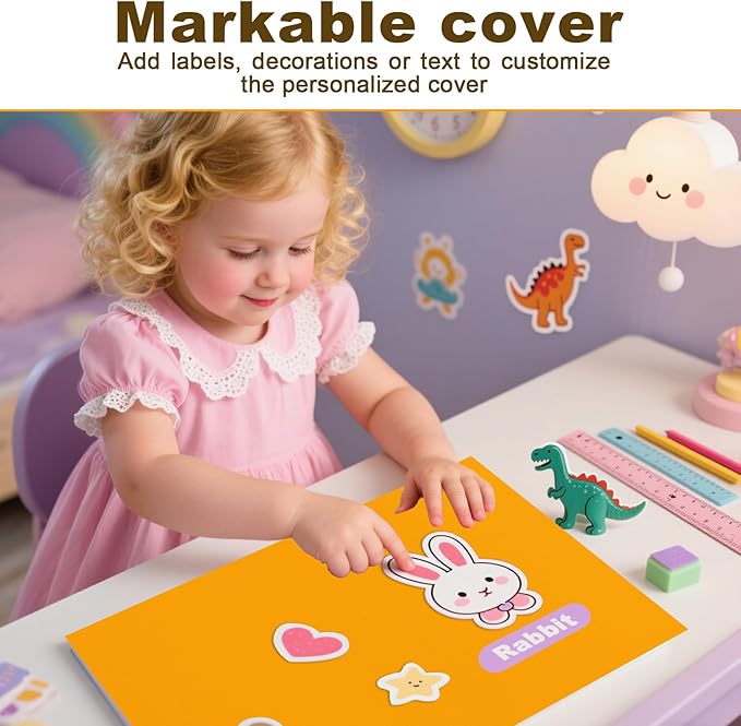 Folders with Pockets, LAYZZ 30 Pack Paper Pocket Folders, 2 Pocket File folders Fits Letter Size Paper, for School Office and Home, Assorted 6 Colors