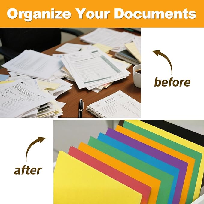 Folders with Pockets, LAYZZ 30 Pack Paper Pocket Folders, 2 Pocket File folders Fits Letter Size Paper, for School Office and Home, Assorted 6 Colors