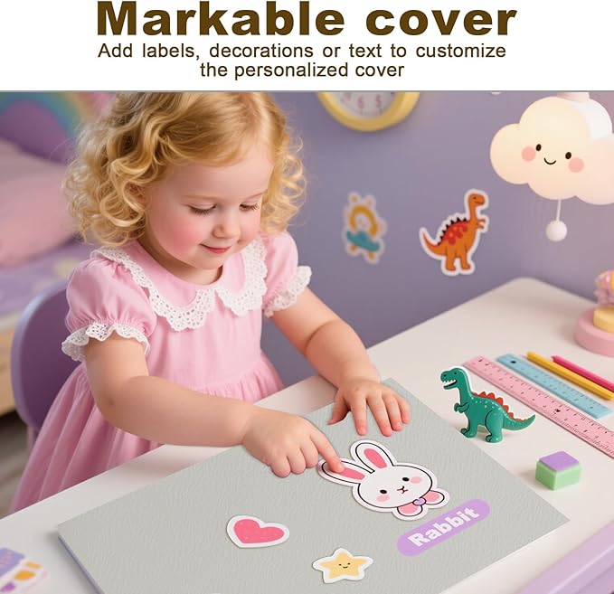 Folders with Pockets, LAYZZ 30 Pack Paper Pocket Folders, 2 Pocket Folders Fits Letter Size Paper, for School Office and Home (Grey)