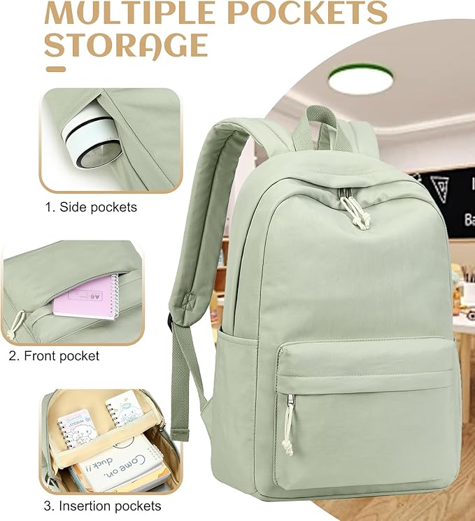 Bluboon Backpack for School Kids Backpack Teen Girls Bookbag Laptop Backpack Gifts for Women