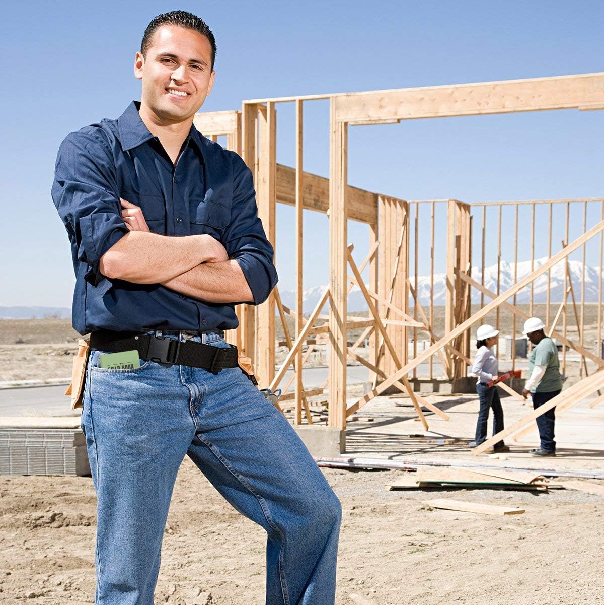 Elan Publishing Company Field Notebook/Pocket Journal - 3.5"x5.5" - Green - Graph Memo Book - Pack of 5