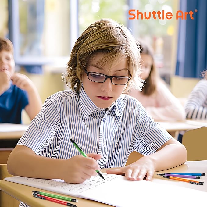 Shuttle Art Mechanical Pencils, 360 Pack Bulk Mechanical Pencils 0.7mm Medium Point, HB #2 Lead Pencils, Assorted Barrels, Office School Supplies