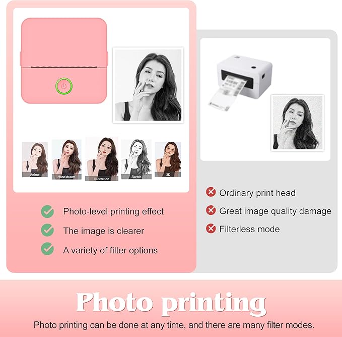 Print Pods Mini - Sticker Printer Portable Thermal Inkless Sticker Maker Machine Pocket Phone Instant Print for Study Graphics, Anatomical Diagrams, Photos