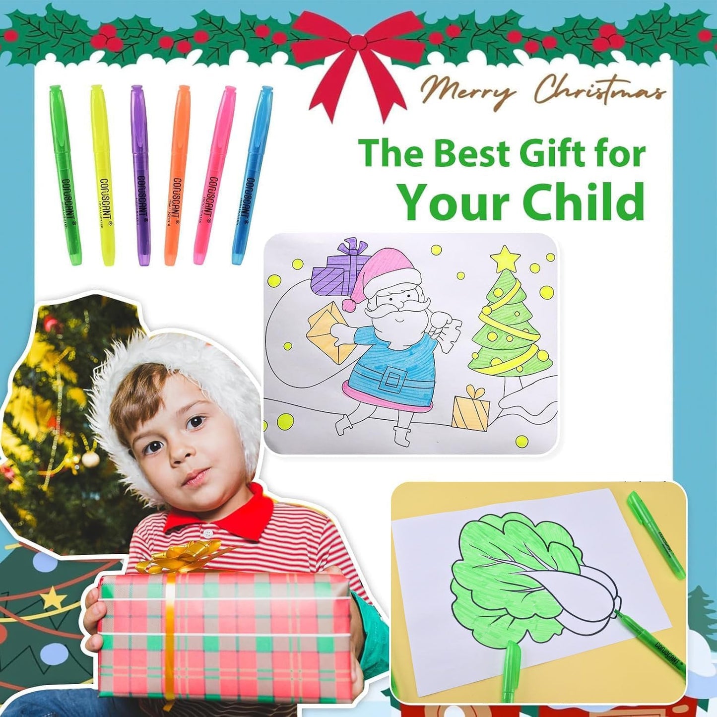 Highlighter - 36 pack color highlighter, color transparent visible fluorescent pen shell, wide chisel point mark, fluorescent pen, school, office