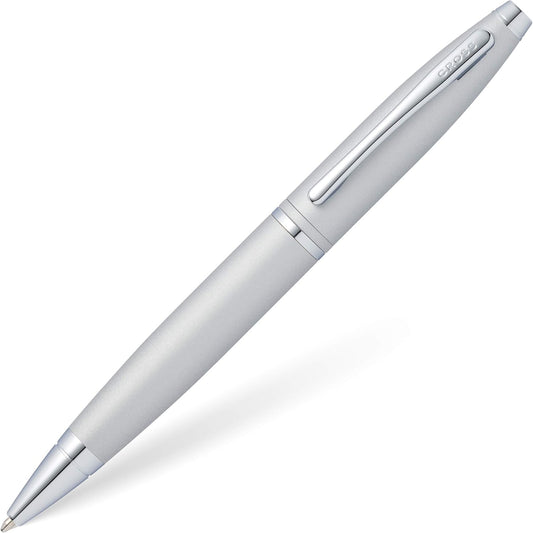 Cross Calais Refillable Ballpoint Pen Presented in a Luxury Gift Box - Medium Point, Black Ink, Satin Chrome