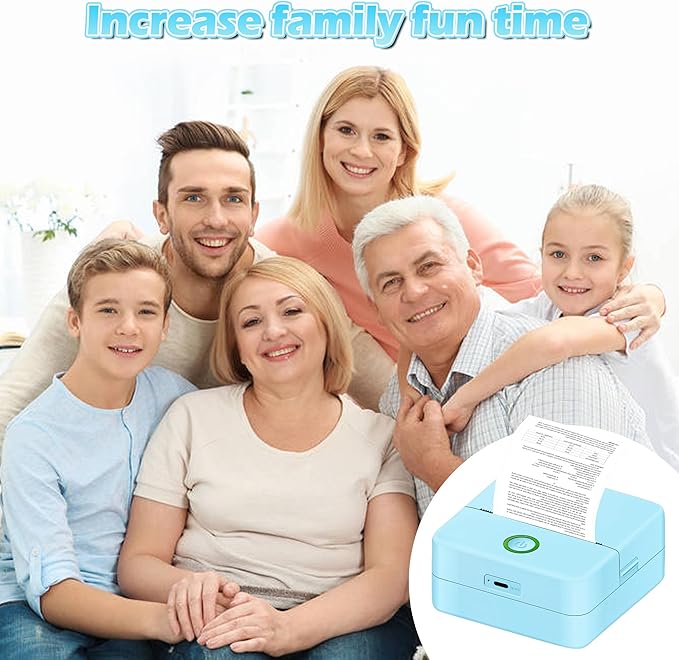 Print Pods Mini - Sticker Printer Portable Thermal Inkless Sticker Maker Machine Pocket Phone Instant Print for Study Graphics, Anatomical Diagrams, Photos