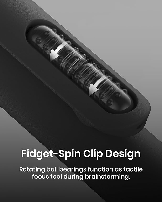 8 Pcs Gel Pens - 0.7mm Fine Point Smooth Writing Black Ink, Quick-Dry Long Lasting Fidge Pens, School & Office Supplies for Men Women (8 Count, Black Ink)