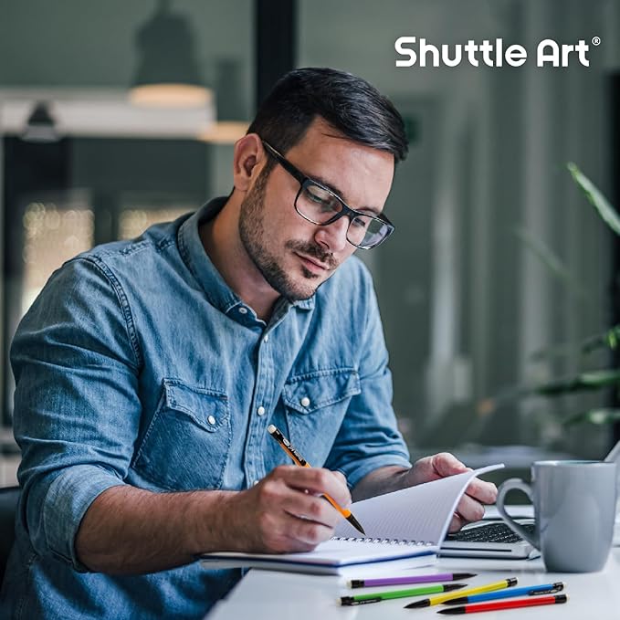 Shuttle Art Mechanical Pencils, 360 Pack Bulk Mechanical Pencils 0.7mm Medium Point, HB #2 Lead Pencils, Assorted Barrels, Office School Supplies