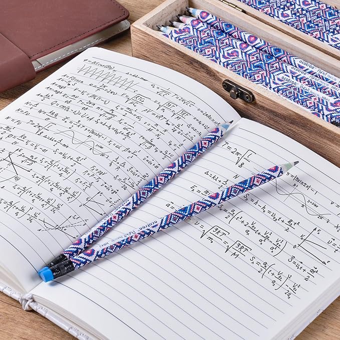 ECOTREE Pencils #2 Pre-Sharpened Pencils for Kids Number 2 Pencil with Erasers for School, Writing, 12 Count