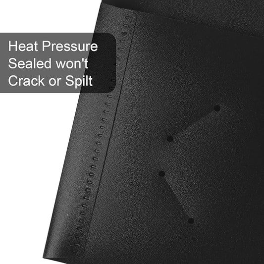 60-Pack Plastic Folders with Pockets,2-Pocket Poly Folders Holds 8-1/2" x 11" Paper for School/Office/Home, Black