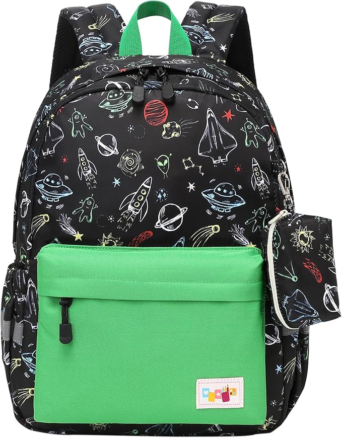 mygreen Toddler Backpack, Kids Backpack for Boys and Girls with Chest Strap