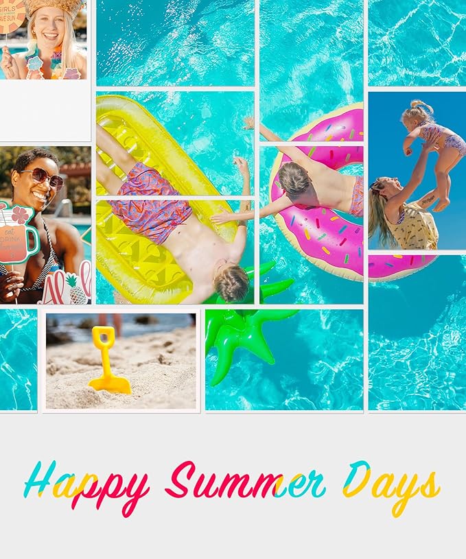 Liene 2x3” Photo Printer, Mini Instant Portable Color Mono Picture Printer Bundle 50 Zink Adhesive Paper, Bluetooth 5.0, Compatible w/iOS & Android, Small Phone Sticker for iPhone, Smartphone, White