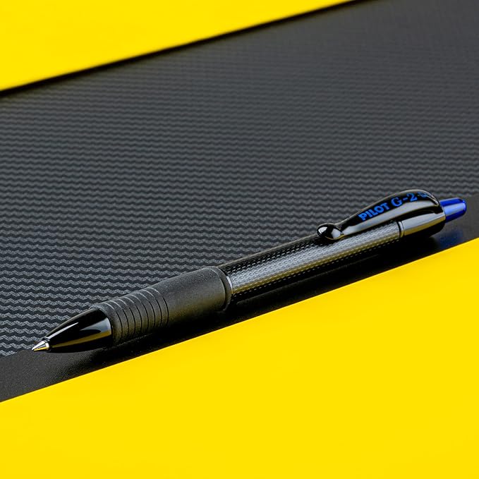 PILOT, G2 Edge Blue Premium Gel Roller Pens, Sensory Writing Experience, 12ct box, Fine Point 0.7 mm