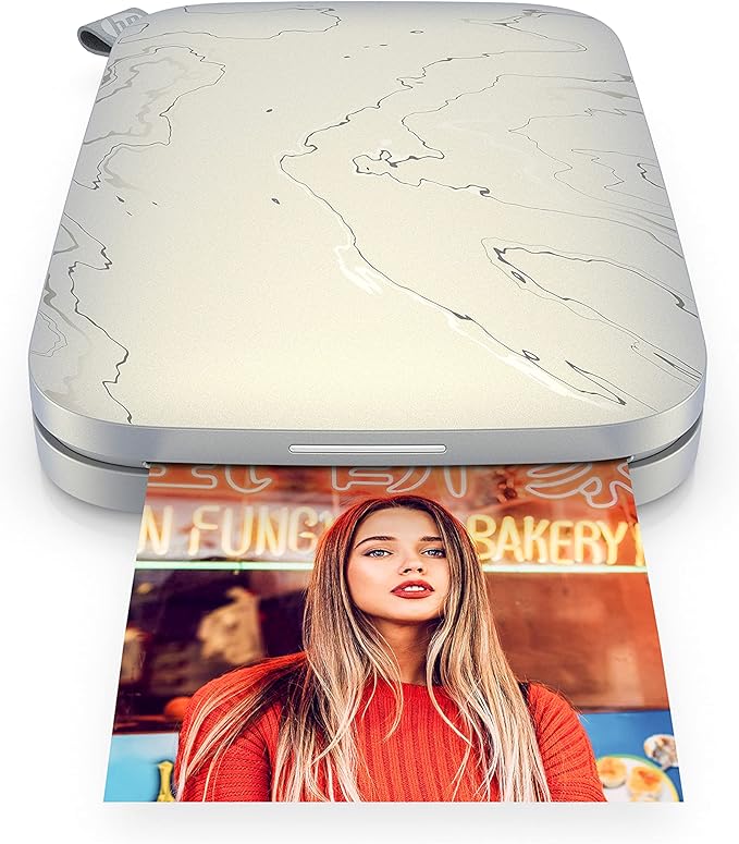 HP Sprocket Select 2.3x3.4 Portable Instant Photo Printer for Android and iOS Devices (Eclipse) Starter Bundle