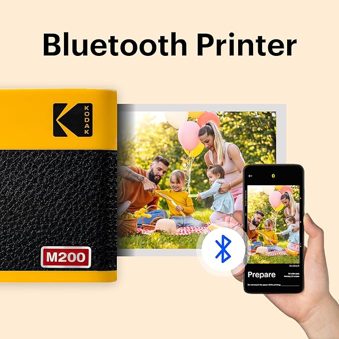 KODAK Mini 2 ERA 4PASS Portable Photo Printer, 2.1x3.4 inches, 68 Sheets Bundle, Black