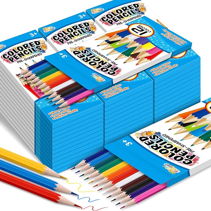 SpringFlower 432 Count Colored Pencils Bulk, 36 Pack Pre-Sharpened Coloring Pencils For Kids, Colored Pencil for Kids Teachers Classroom Essential, School Supplies for Teacher, Back to School Supplies