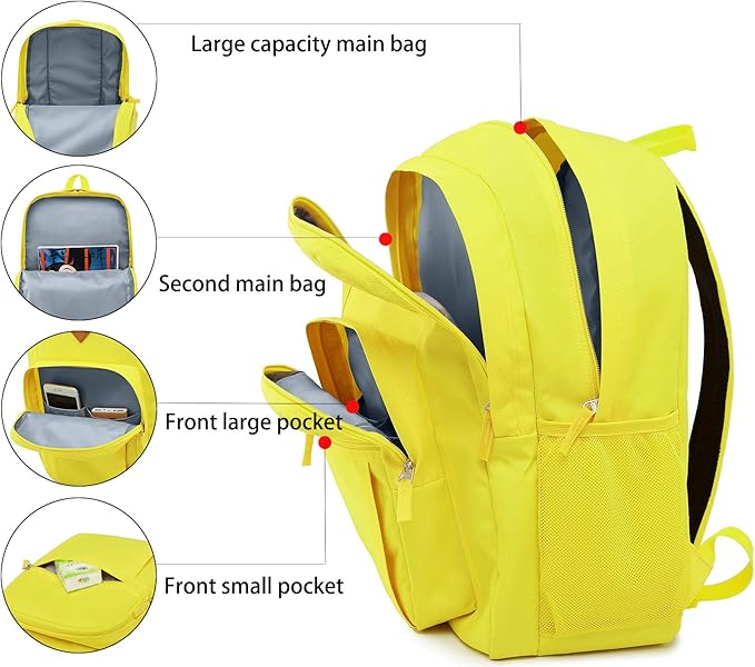 abshoo Classical Basic Travel Backpack For School Water Resistant Bookbag