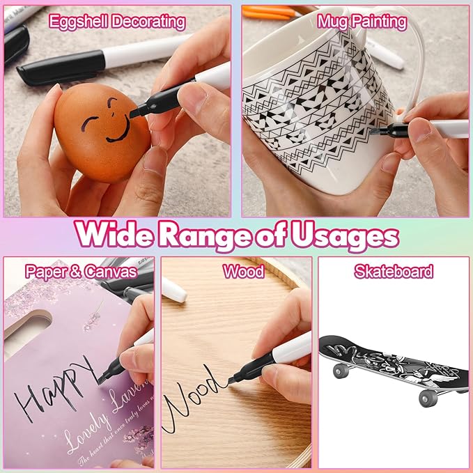 Sepamoon 240 Pack Dry Erase Markers Bulk Chisel Tip Whiteboard Markers Pens Low Odor for School Office Home(Black)