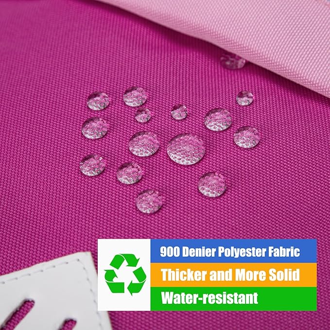 HawLander Little Kids Backpack for Girls Toddler School Bag Fits 3 to 6 years old, 15 inch, Purple