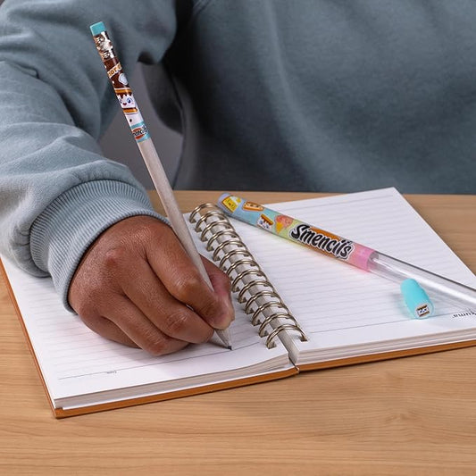 Smencils Dessert Scented Pencils – HB #2 Graphite Pencils Made from Recycled Newspapers, 4 Pack, Long-Lasting Gourmet Scents, Fun School Supplies & Gifts for Kids, Teachers, Classroom Rewards