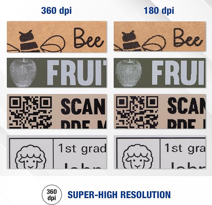 LABELWORKS Epson LW-C610PX-BLK Premium Portable Bluetooth Label Machine Printer with AC Adapter – Create Labels for Crafts and Organization, Designer Tape Supported, App Compatible