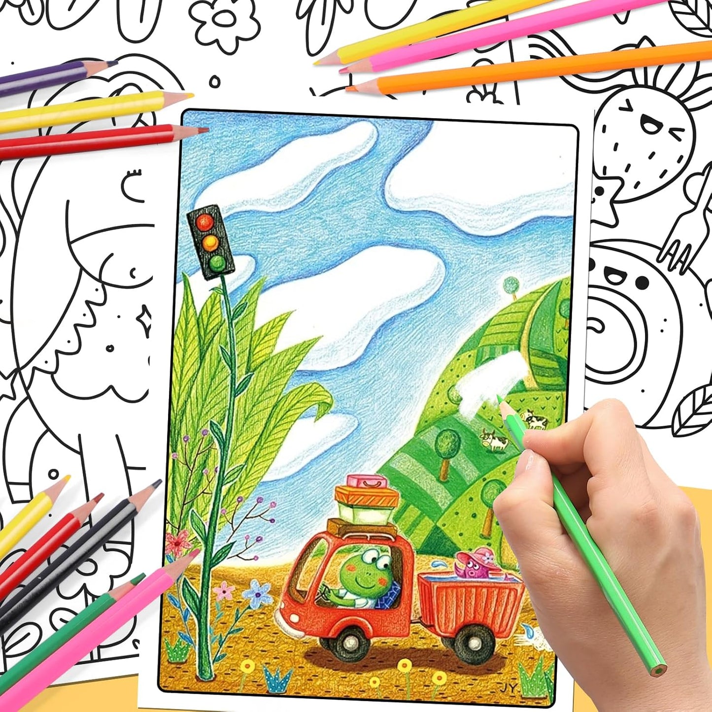 408 Packs Colored Pencils Bulk Classroom, Colored Pencils for Kids 12 Assorted Colors, Coloring Pencil Set Plus 40 Sharpeners, Pre-sharpened Color Pencil, Back to School Supplies Bulk for Teachers