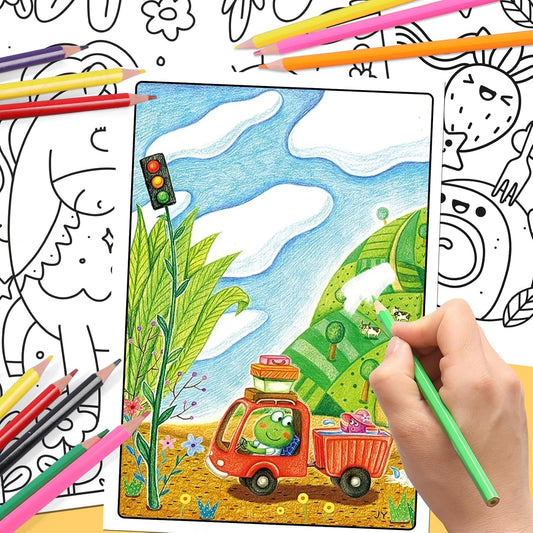 408 Packs Colored Pencils Bulk Classroom, Colored Pencils for Kids 12 Assorted Colors, Coloring Pencil Set Plus 40 Sharpeners, Pre-sharpened Color Pencil, Back to School Supplies Bulk for Teachers