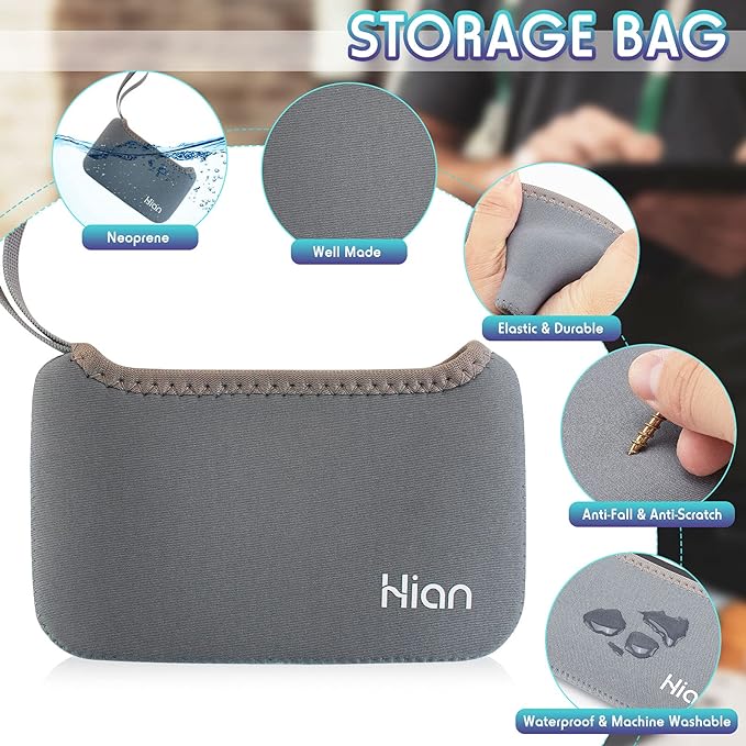 Hion Calculator,12-Digit Large Display Office Desk Calcultors with Erasable Writing Table,Rechargeable Hand held Multi-Function Mute Pocket Desktop Calculator for Basic Financial Home School (Grey)